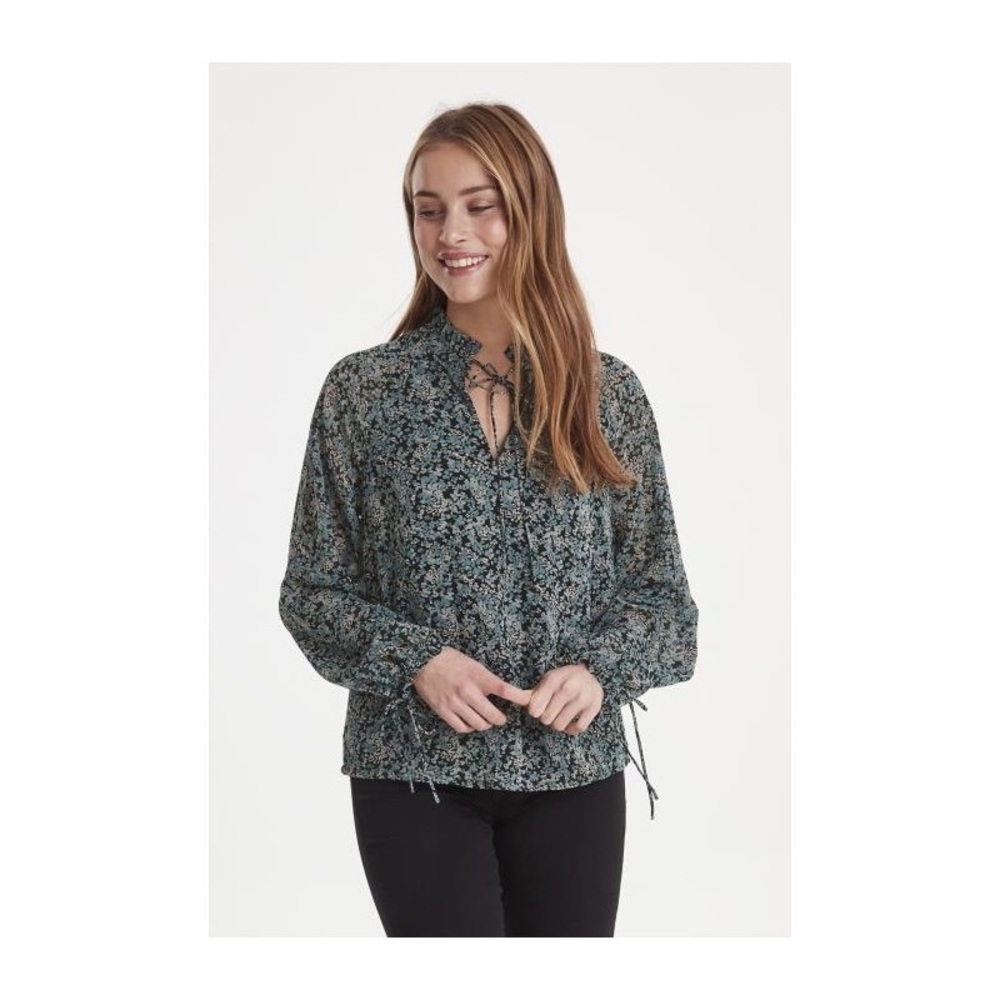 ICHI Floral Blouse - Picture 3 of 11